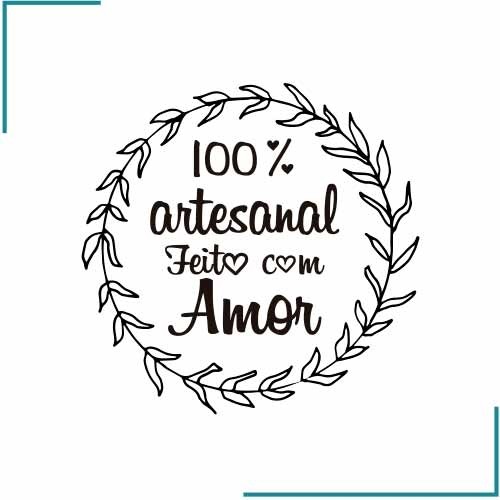 100% Artesanal feito com Amor - 1